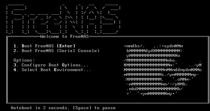 freenas console setup