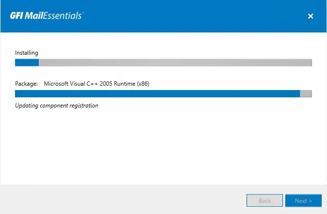 gfi mailessentials installing