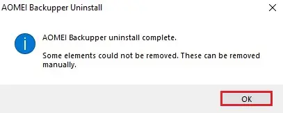 remove aomei backupper