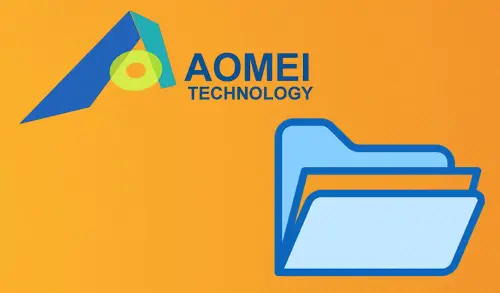 restore files or folders using aomei