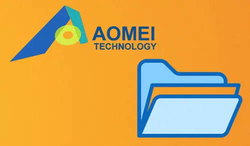 Restore Files or Folders using AOMEI