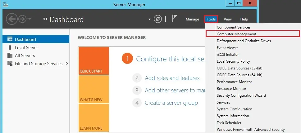 server manager