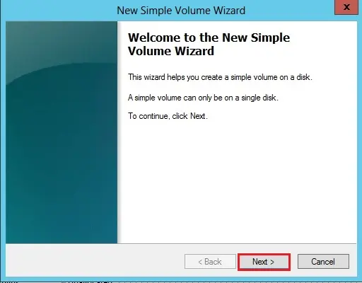 simple volume wizard