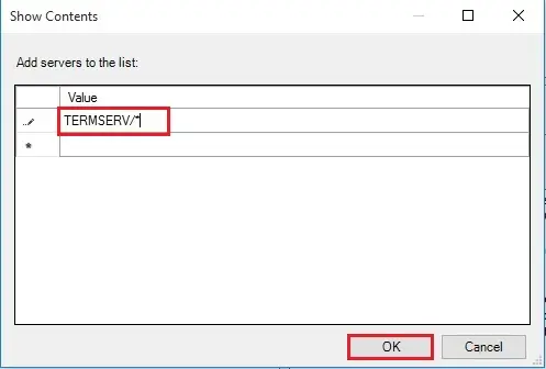 allow delegating default credentials