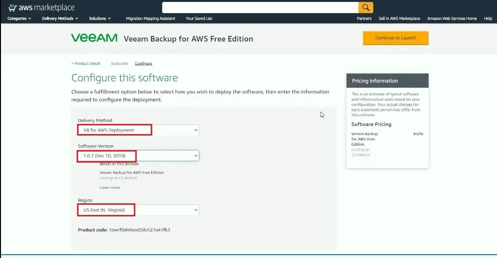 aws continue to launch