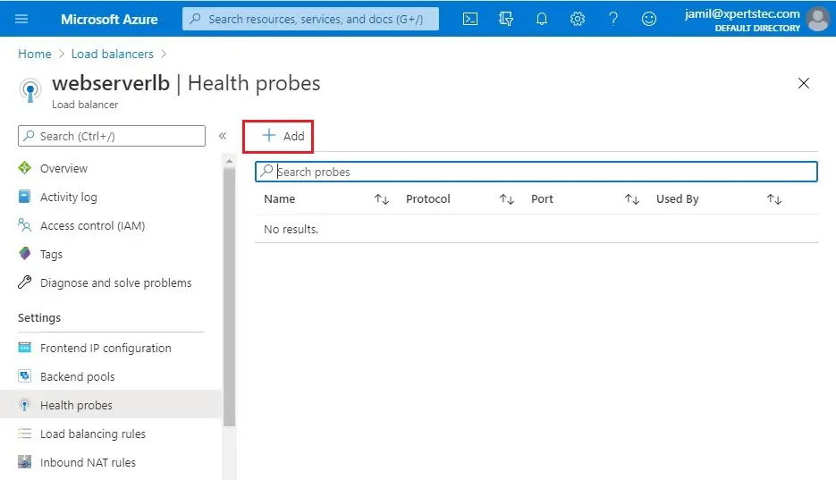 azure health probe