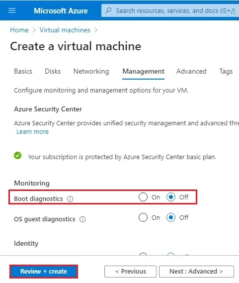 azure new vm management