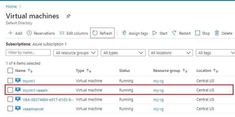 azure virtual machines