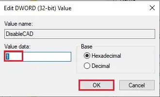 edit dword value