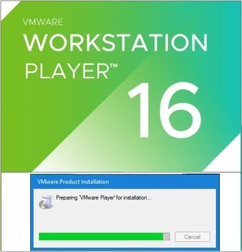 preparing vmware player