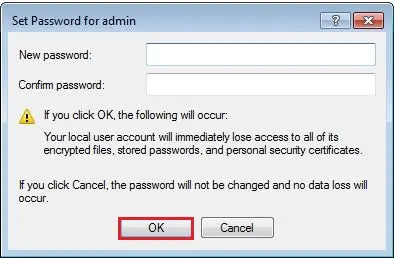 set password for user