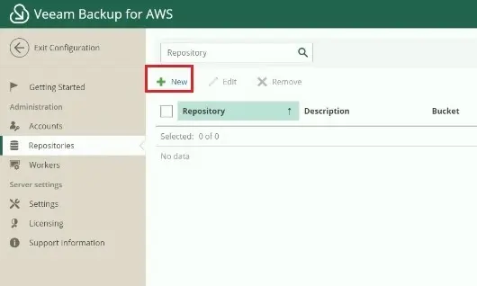 veeam for aws repository