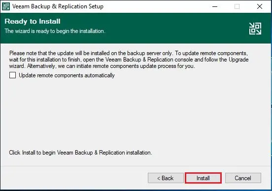 veeam ready to install