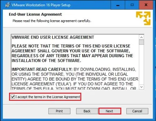 vmware end user license agreement