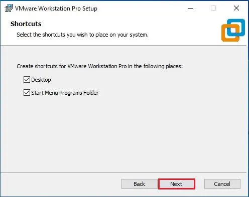 vmware workstation shortcuts