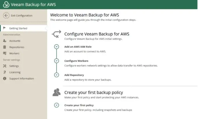 welcome to veeam for aws