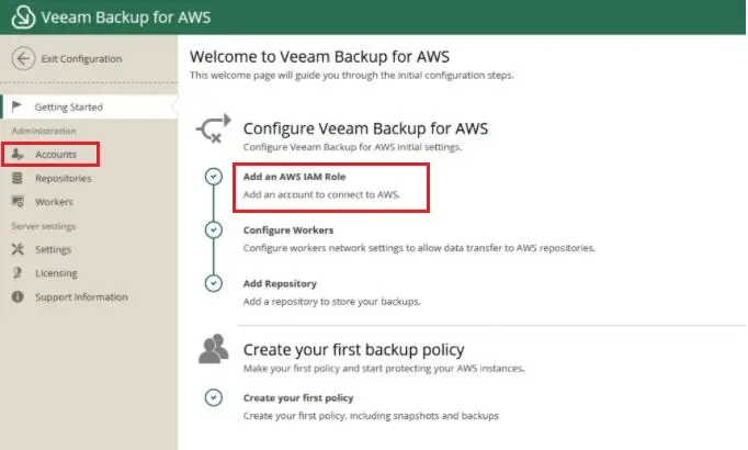 welcome to veeam for aws