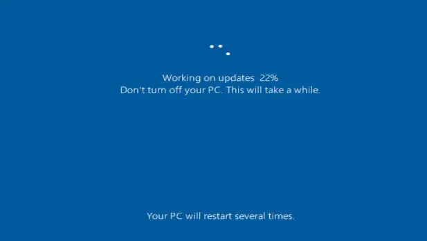 windows on updates