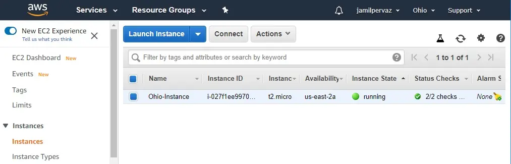 aws instance connect