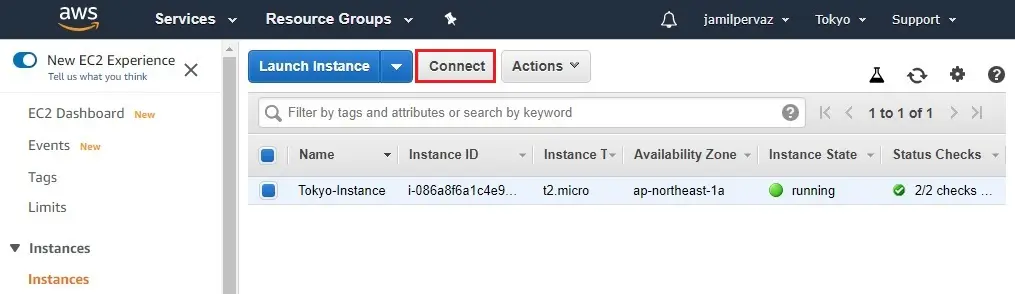 aws instance connect