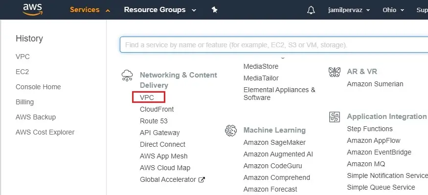 aws resource manager services