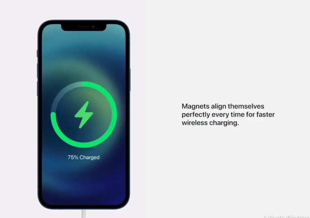 iPhone 12 wireless charging