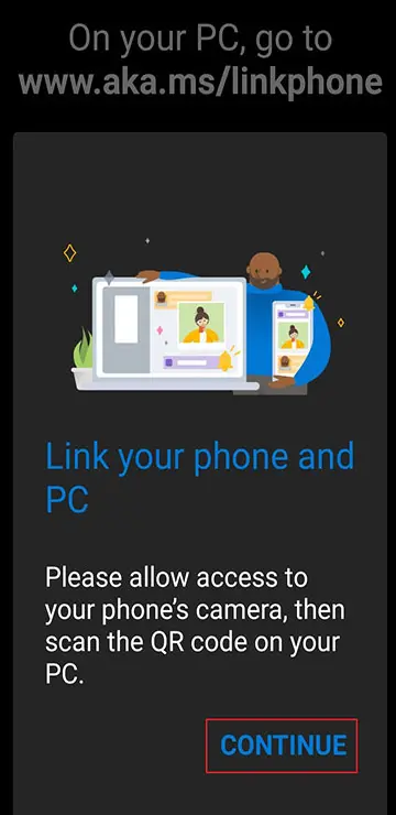 link your phone and pc