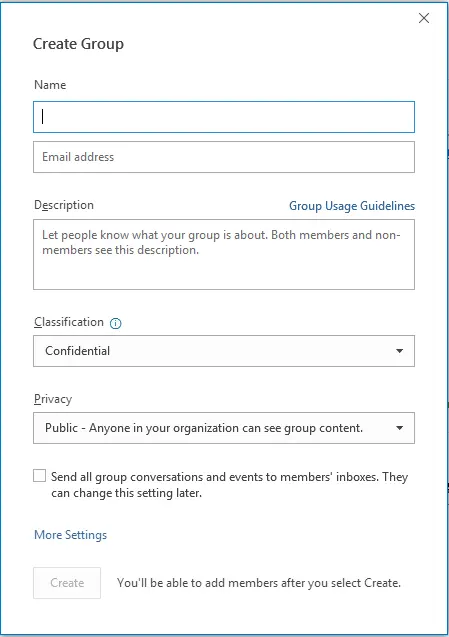 use Microsoft Groups