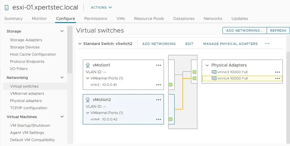 vcenter virtual switch