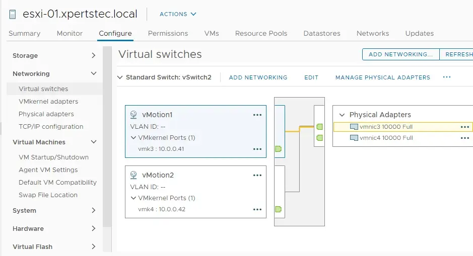 vcenter virtual switch