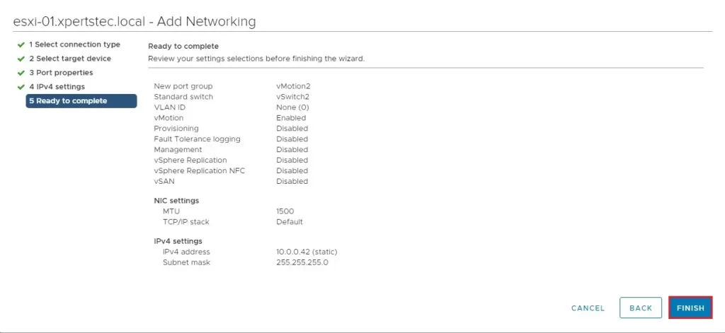 vmkernel ready to complete