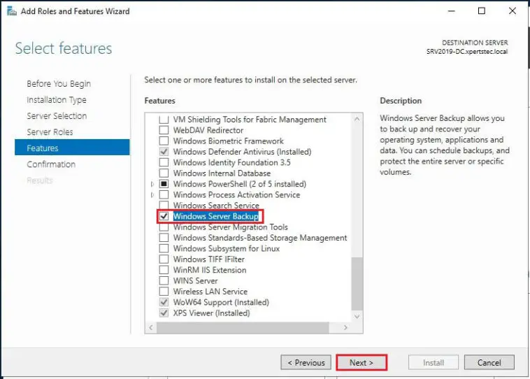 How to Backup Restore Reset Windows Server 2019 - XpertsTec