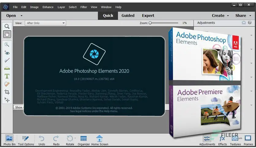how to launch adobe premiere elements trial