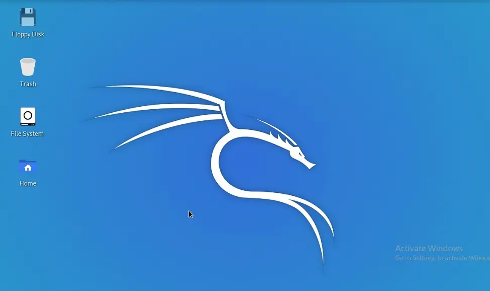 kali linux home