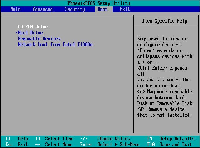 system bios