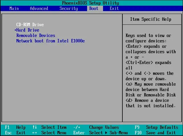 system bios