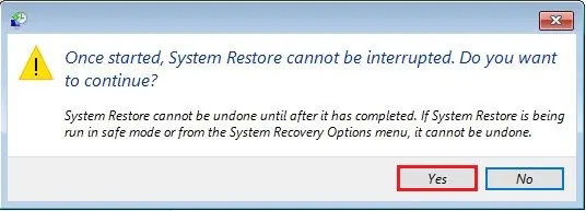 system restore cannot be undone