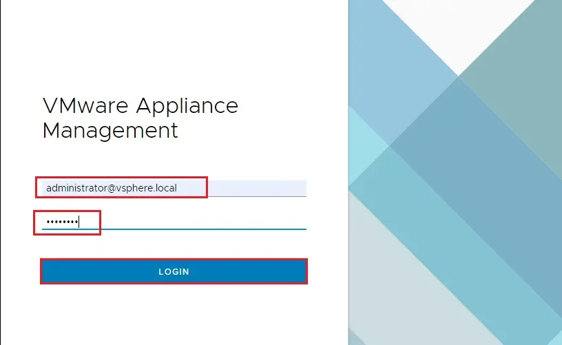 vmware appliance management