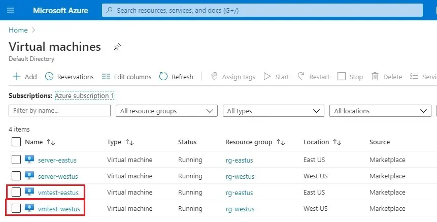 azure create virtual machine