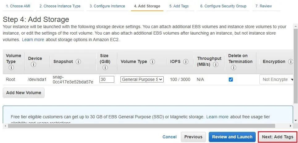 aws add storage