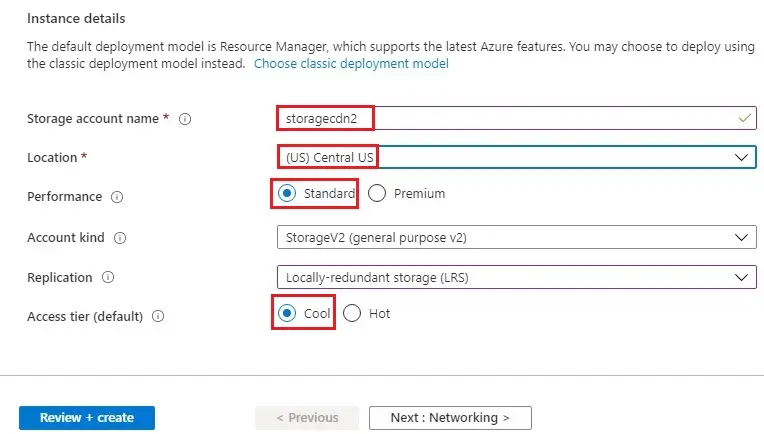 azure create storage account