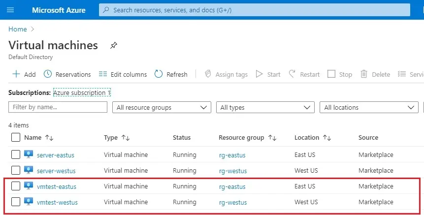 azure virtual machine