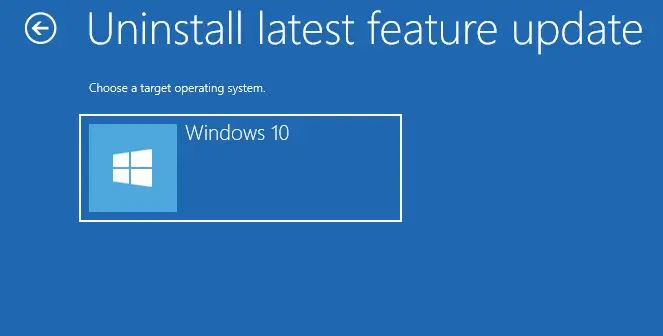 choose a target operating system