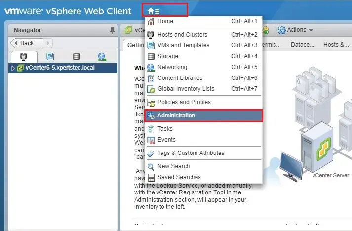 vmware vsphere web client