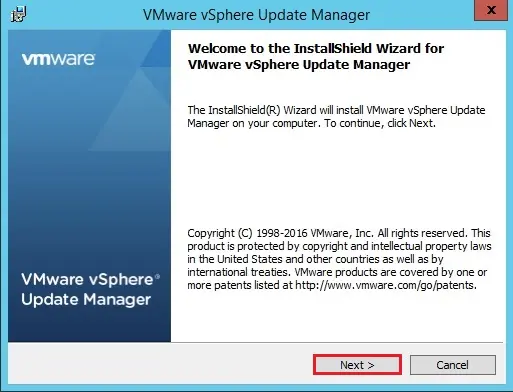 welcome vcenter update manager