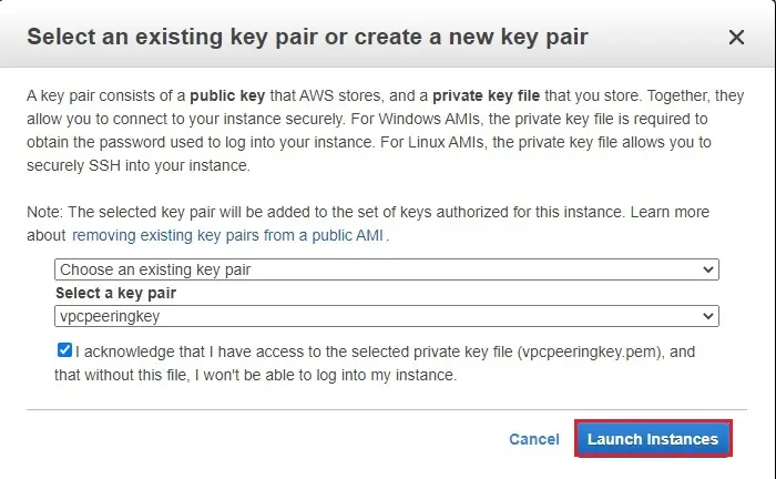 aws key pair name