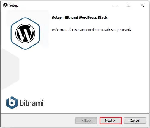 setup bitnami wordpress stack