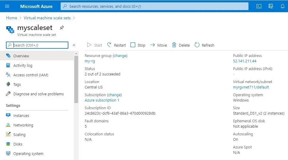 virtual machine scale sets overview