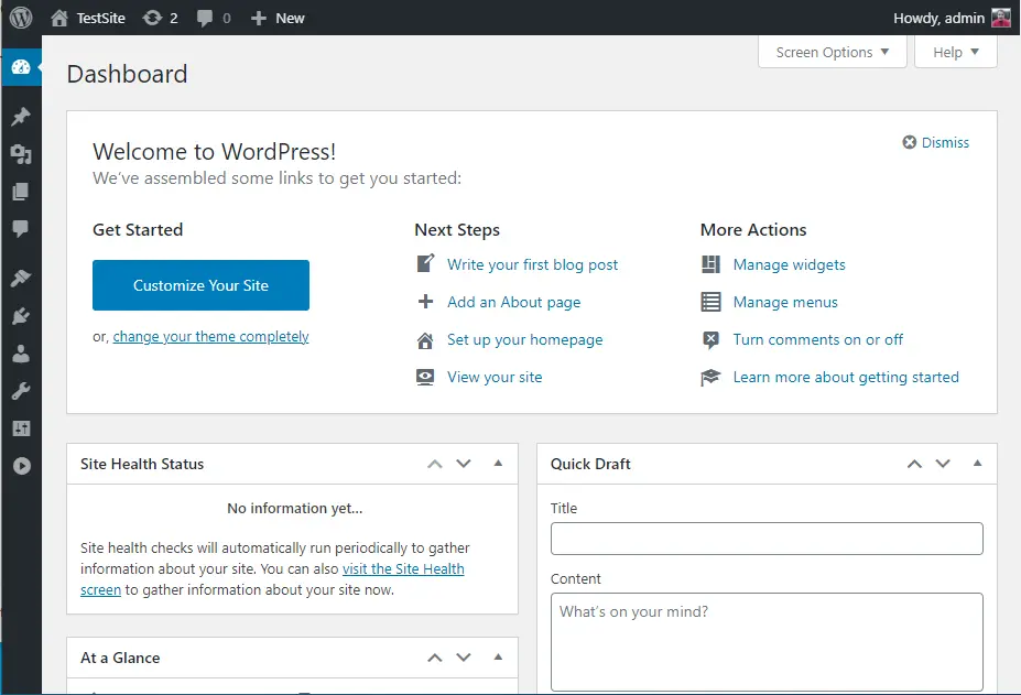 welcome to wordpress