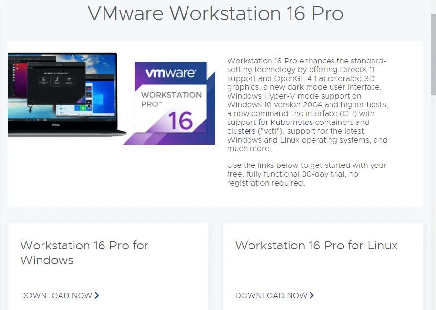 Download Workstation 16 pro for windows